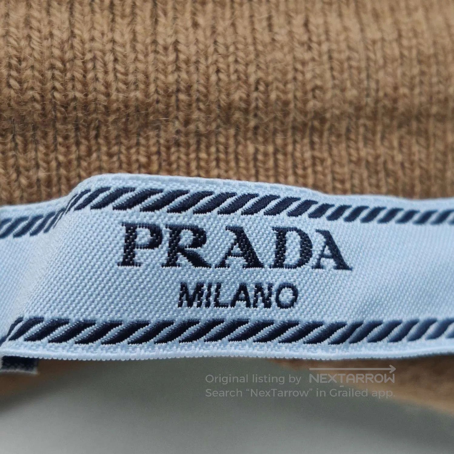 Prada Prada Logo Wool Cashmere Blend Pants . Size 37" - 5 Thumbnail