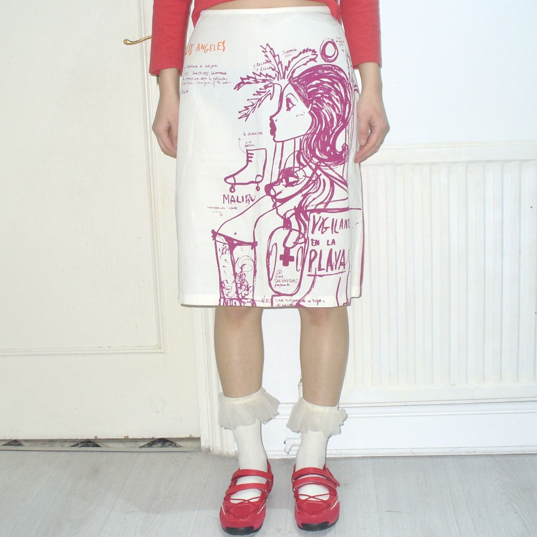 Custo Barcelona 2001SS Custo Barcelona runway skirt Size 27" / US 4 / IT 40 - 6 Thumbnail