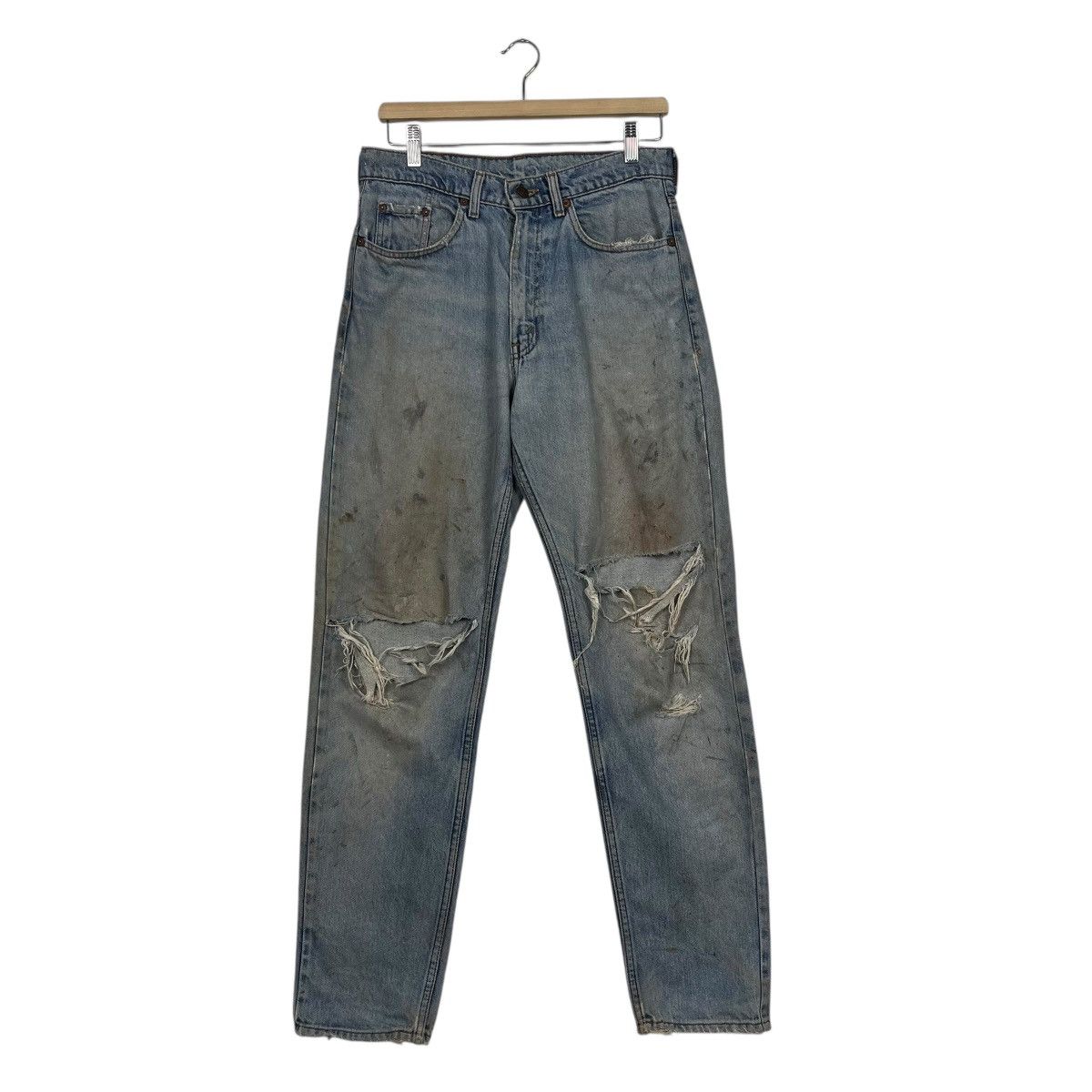 Levi's Vintage Y2k Levis Distressed Denim Jeans Size US 30 / EU 46 - 1 Thumbnail