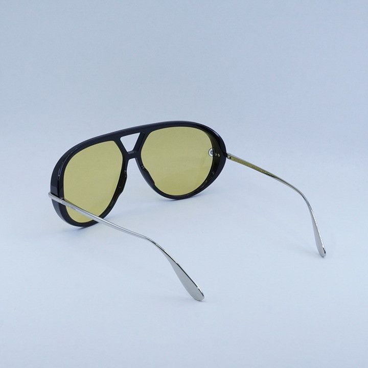 Bottega Veneta Bottega Veneta BV1274S 002 Sunglasses Black Aviator Frame Size ONE SIZE - 6 Thumbnail