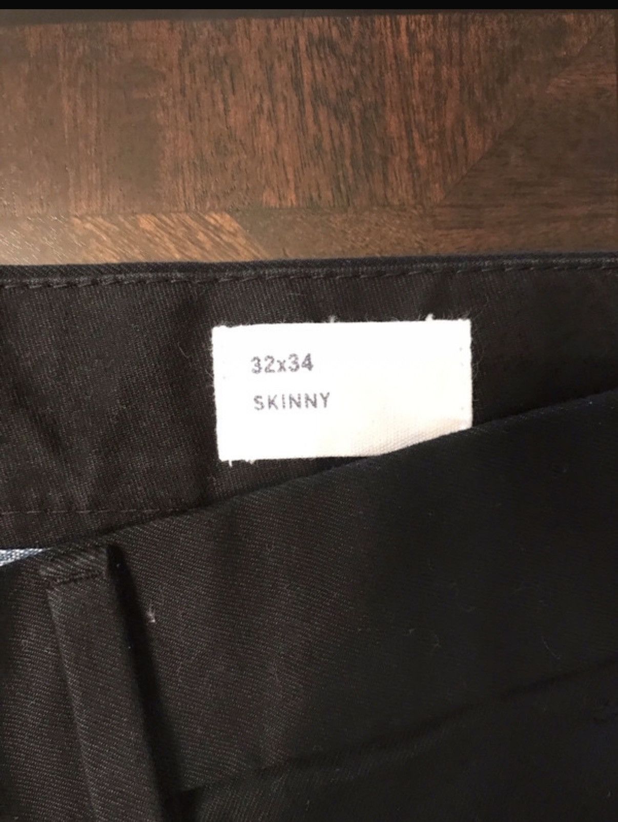 Gap NWT GAP Men's Skinny Black Chinos sz 32x34 Size US 32 / EU 48 - 5 Thumbnail