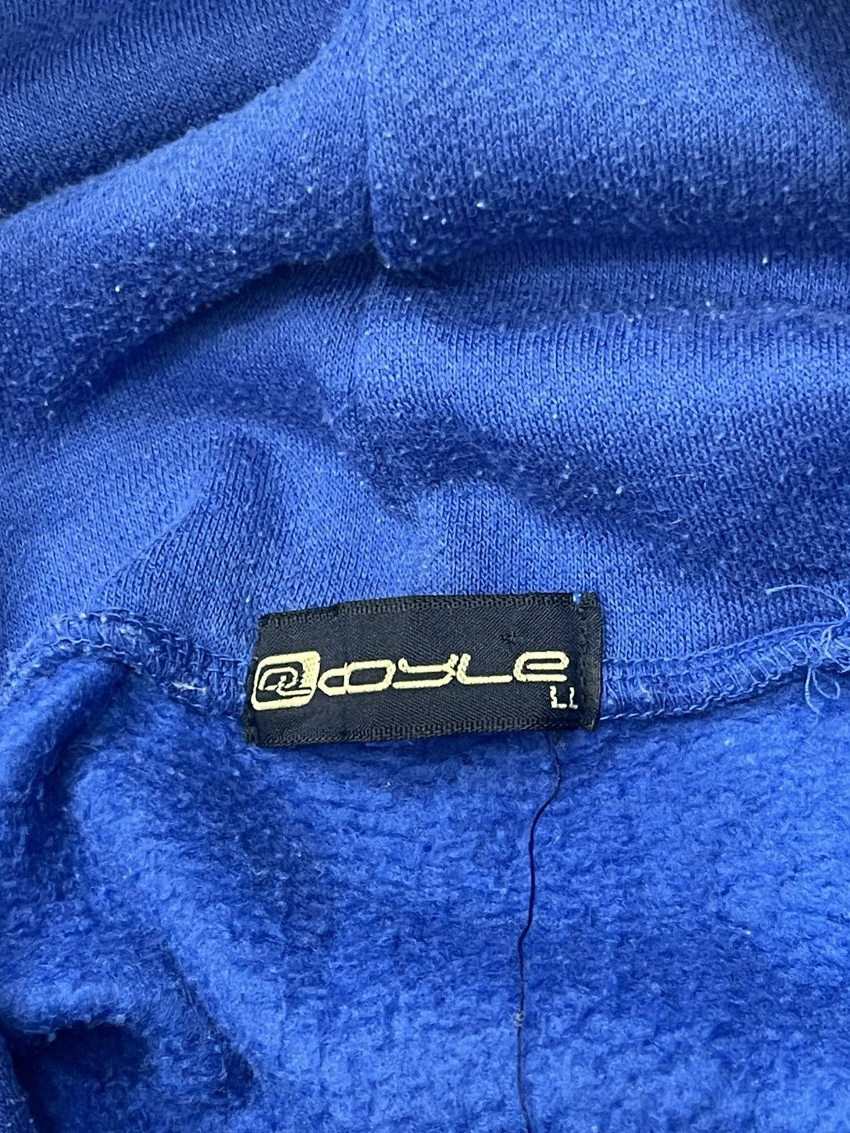 Vintage VINTAGE DOYLE Y2K Blue Cross Hoodie - "2001 Come Knocking" Size US XL / EU 56 / 4 - 11 Thumbnail