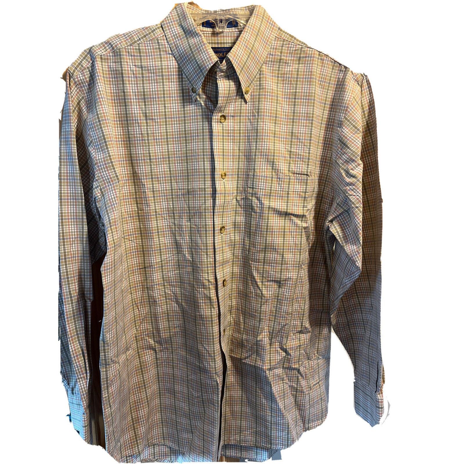 Pendleton Pendleton Men’s M Green Brown check LS broadway cloth shirt Size US M / EU 48-50 / 2 - 1 Thumbnail
