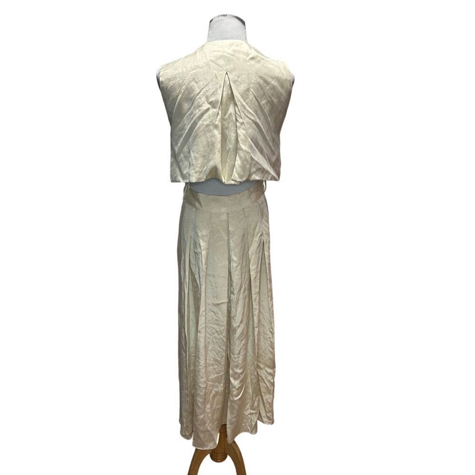 Zara Nwt- Zara DRESS WITH PLEATED BACK ZW COLLECTION-XS Size XS / US 0-2 / IT 36-38 - 5 Thumbnail