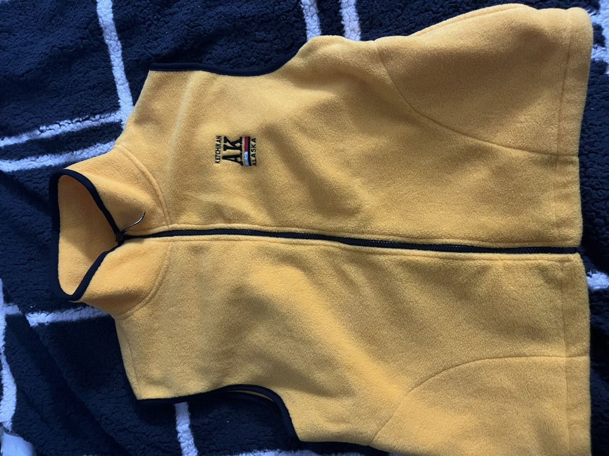 Vintage Yellow Vest Size US M / EU 48-50 / 2 - 1 Thumbnail