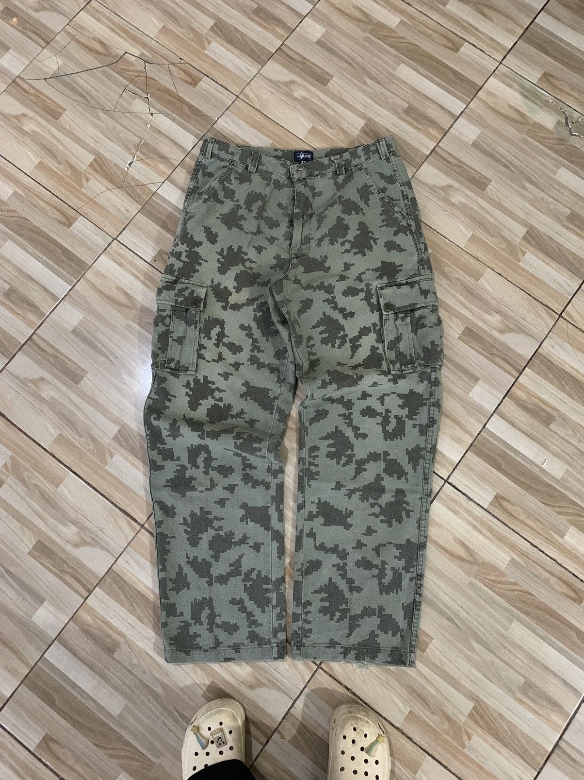 Stussy Camo Pants | Grailed