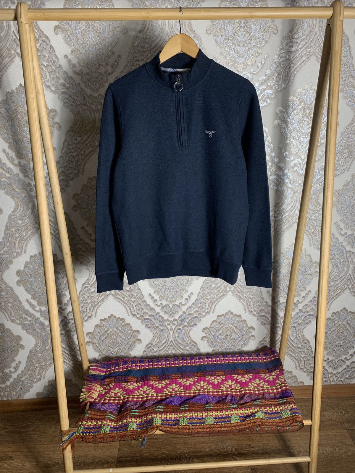 Barbour VINTAGE BARBOUR INTERNATIONAL 1/3 ZIP CLASSIC DESIGNER Y2K Size US M / EU 48-50 / 2 - 1 Thumbnail