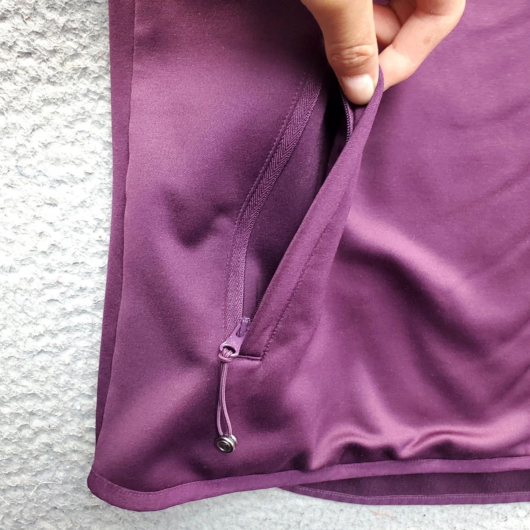 Talbots Talbots Jacket Women XL Purple Fleece Lined Stretch Mock Neck Zip Up Outdoor EUC Womens XL Purple Zip Up Jacket Size XL / US 12-14 / IT 48-50 - 8 Thumbnail