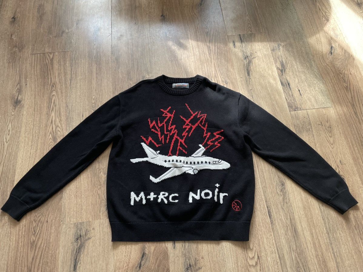 M+Rc Noir M+ RC Nior Plane Sweater – Black, Graphic Design, Size M Size US L / EU 52-54 / 3 - 1 Thumbnail