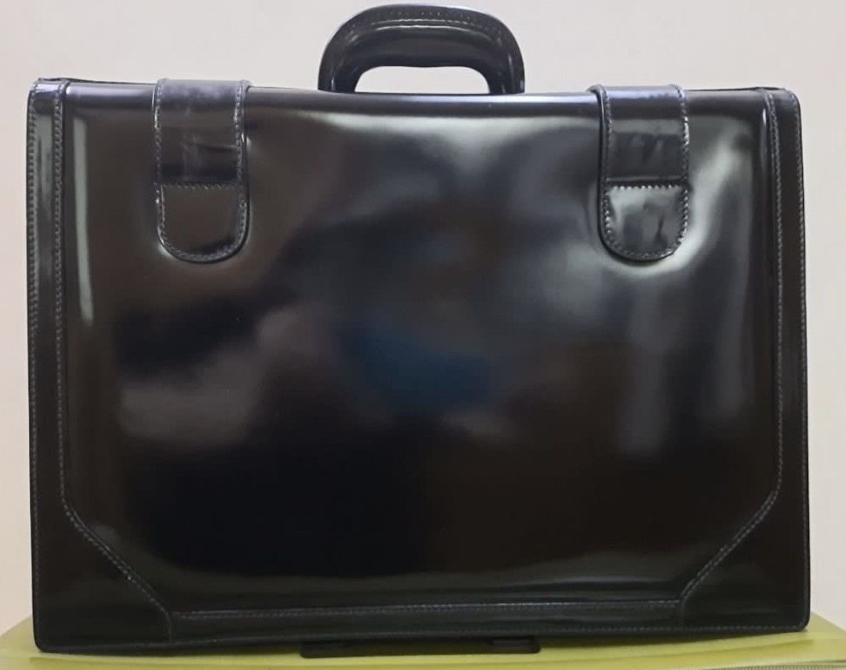 Gucci GUCCI PATENT LEATHER BRIEFCASE BOX Size ONE SIZE - 3 Thumbnail
