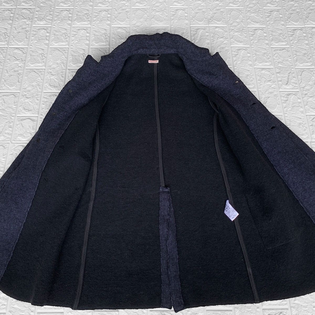 Kapital Japan Wool Coat + Parts Leather