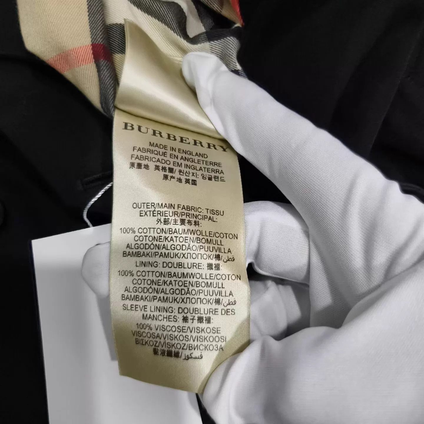Burberry Burberry Black Trench Coat UK8 99 Size S / US 4 / IT 40 - 5 Thumbnail