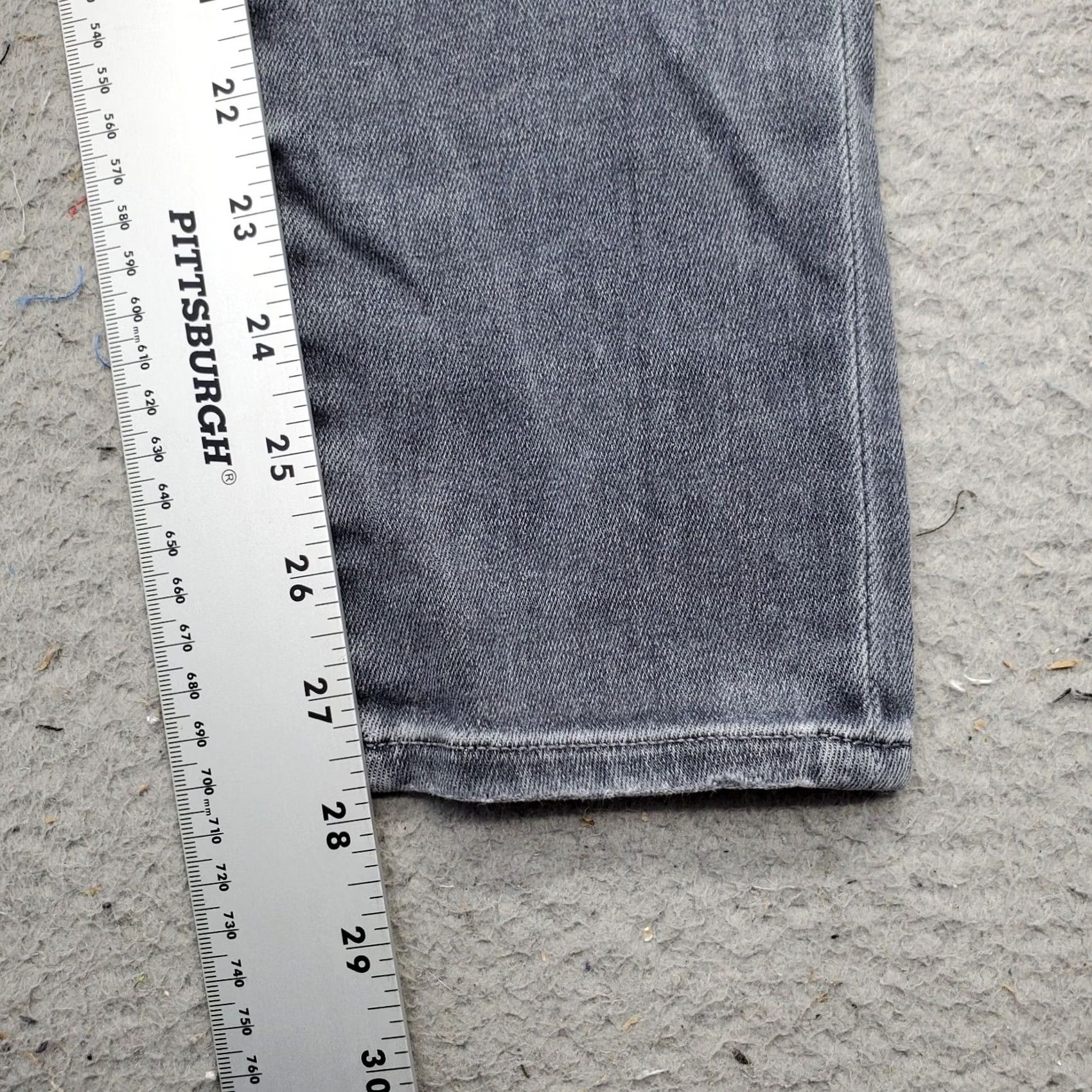 Denime Joe's Skinny Jeans Womens Size 28 Gray Denim Distressed Mid Rise Size 28" / US 6 / IT 42 - 4 Thumbnail