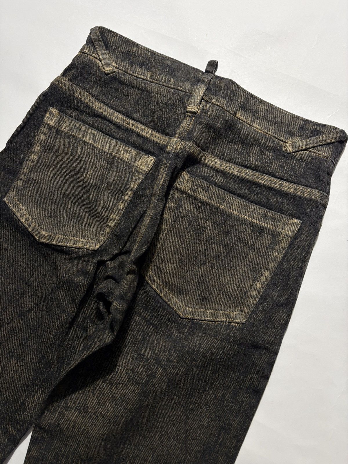 John Galliano JOHN GALLIANO DUST WAXED DENIM JEANS Size US 28 / EU 44 - 5 Thumbnail