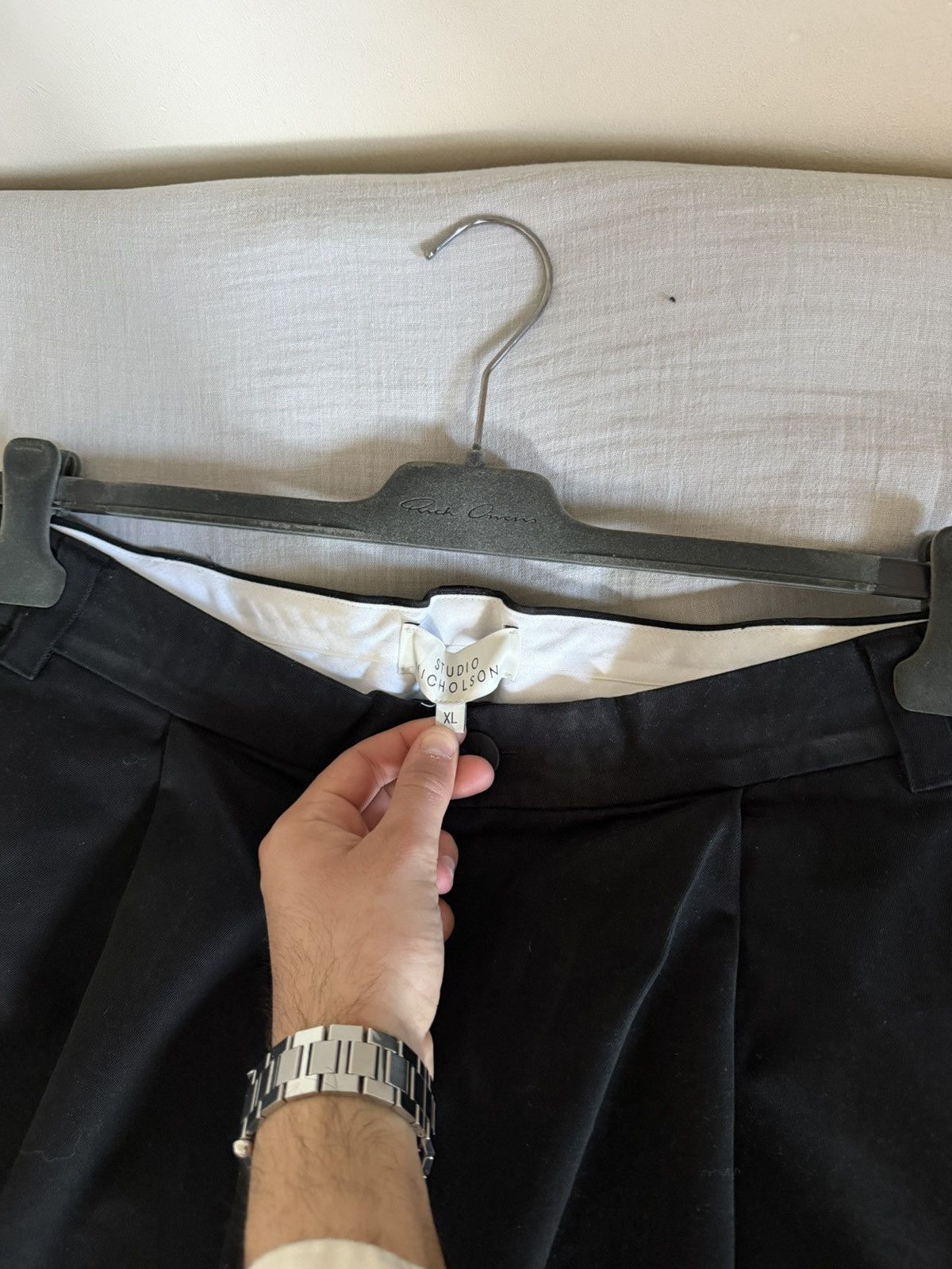 Studio Nicholson Studio Nicholson Sorte Pant Size US 34 / EU 50 - 7 Thumbnail