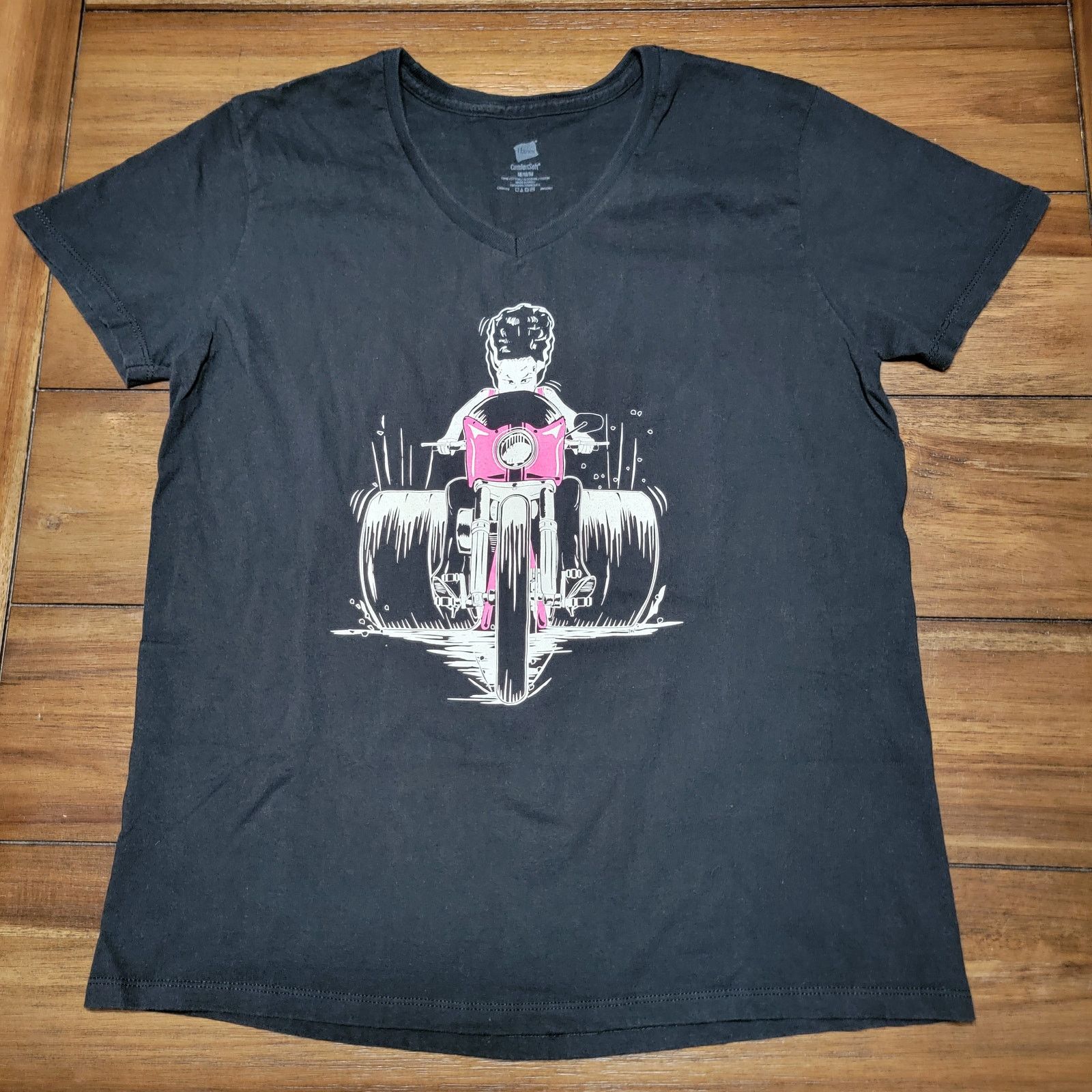 Hanes Frankenstein Trikes Tee "Stop Looking At My Rear End" - Med Size M / US 6-8 / IT 42-44 - 1 Thumbnail