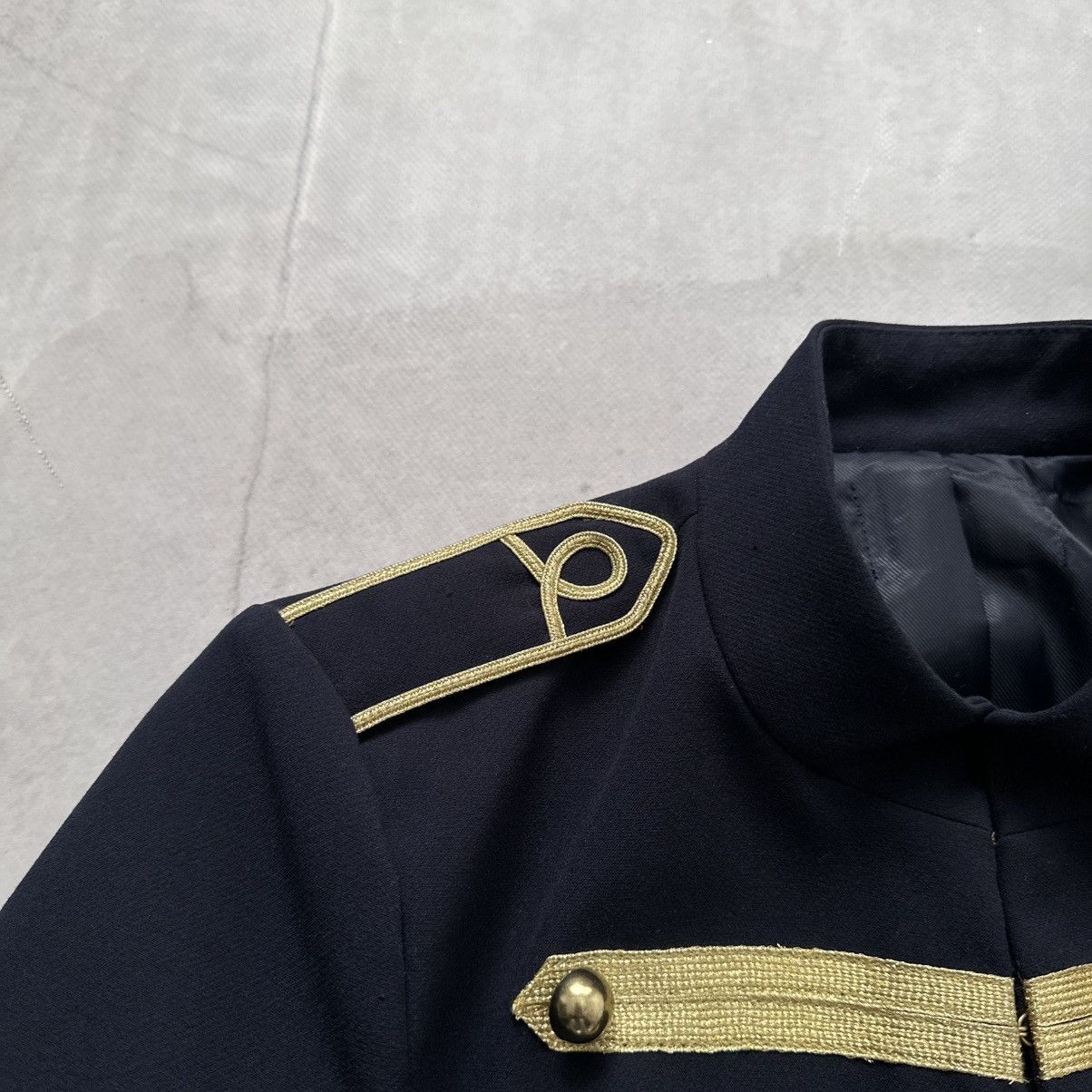 Hysteric Glamour 00s Napoleon Military Jacket Balmain PPFM Hedi Slimane Vibe Size M / US 6-8 / IT 42-44 - 4 Thumbnail
