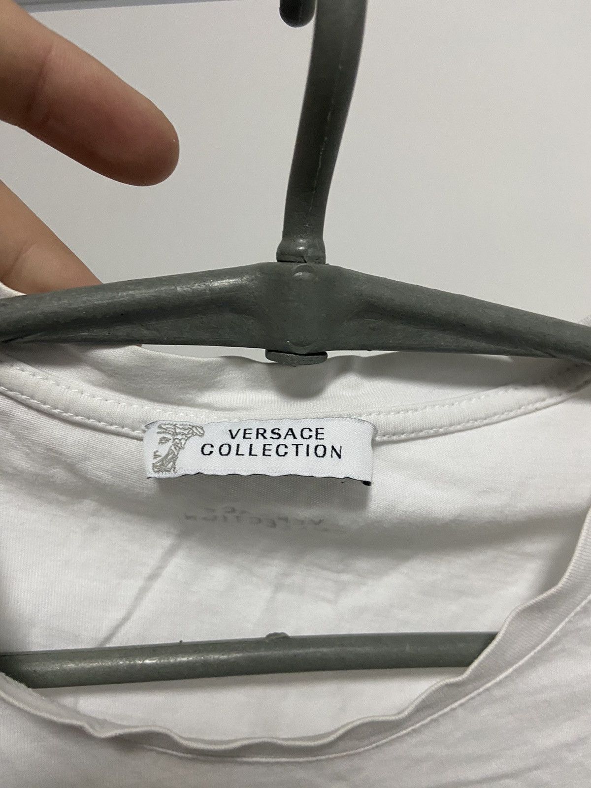 Versace × Versace Jeans Couture × Vintage Versace Big triple Logo Vintage T Shirt Luxury Size US S / EU 44-46 / 1 - 5 Thumbnail