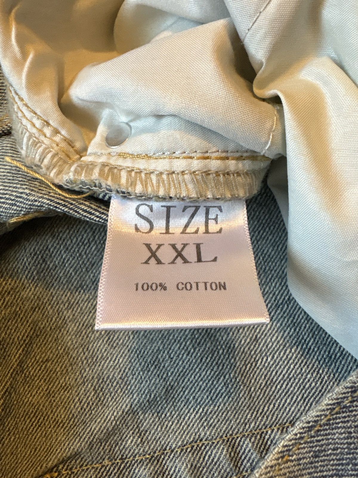 Other Mud Dyed Washed, distressed Blue Baggy Jeans Size US 35 - 8 Thumbnail