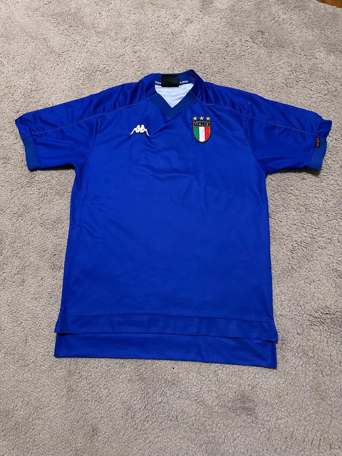 Kappa ITALY NATIONAL TEAM JERSEY HOM FOOTBALL SHIRT 1999/00 KAPPA Size ONE SIZE - 1 Thumbnail