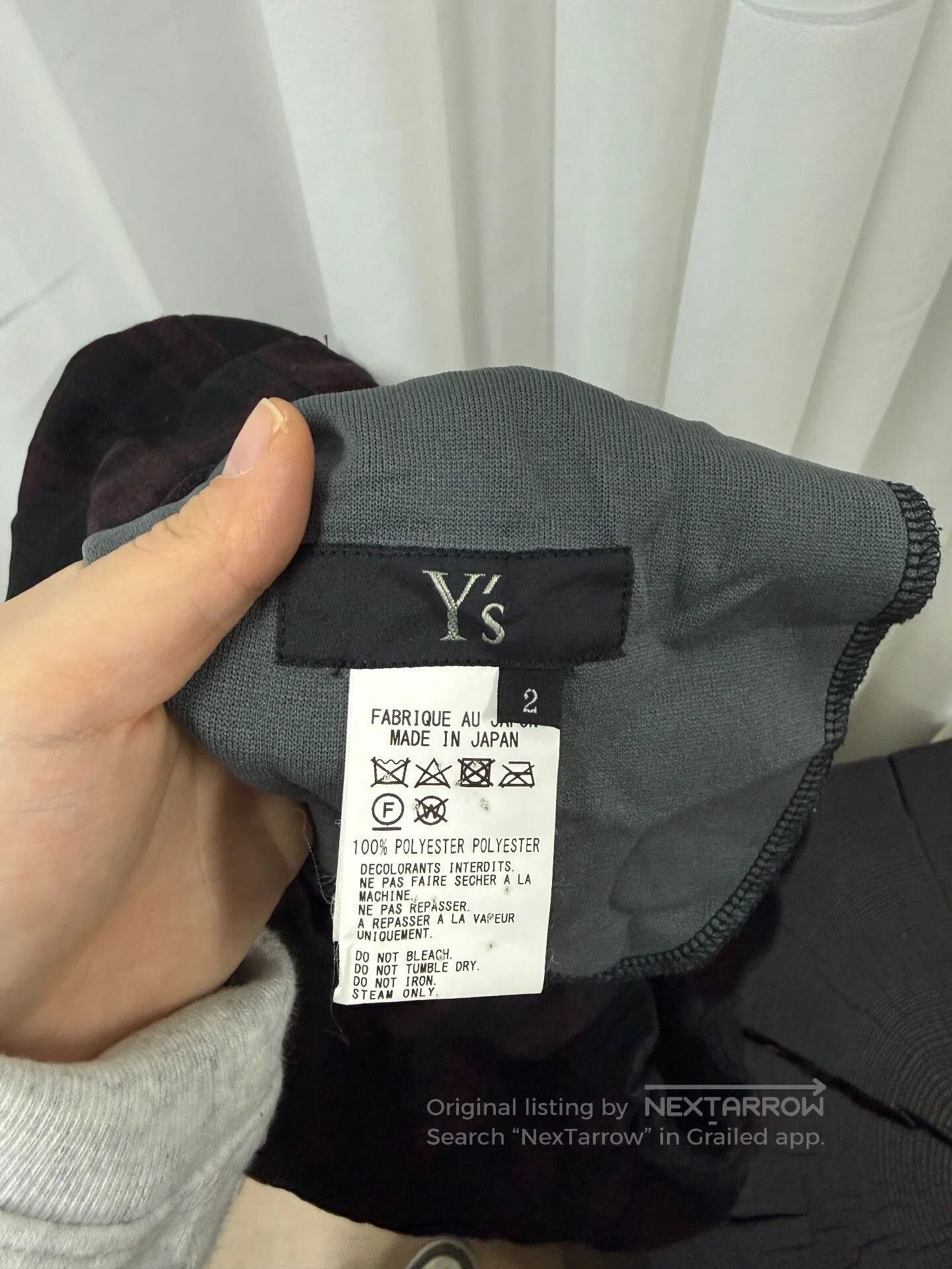 Y's Y's Red and Black Checkered Set. Size M / US 6-8 / IT 42-44 - 9 Thumbnail