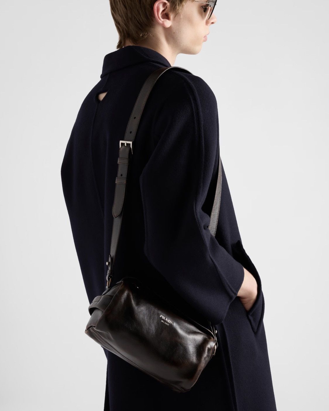 Prada Prada Nappa Leather Shoulder Bag 🚫READ DESCRIPTION🚫 Size ONE SIZE - 17 Thumbnail