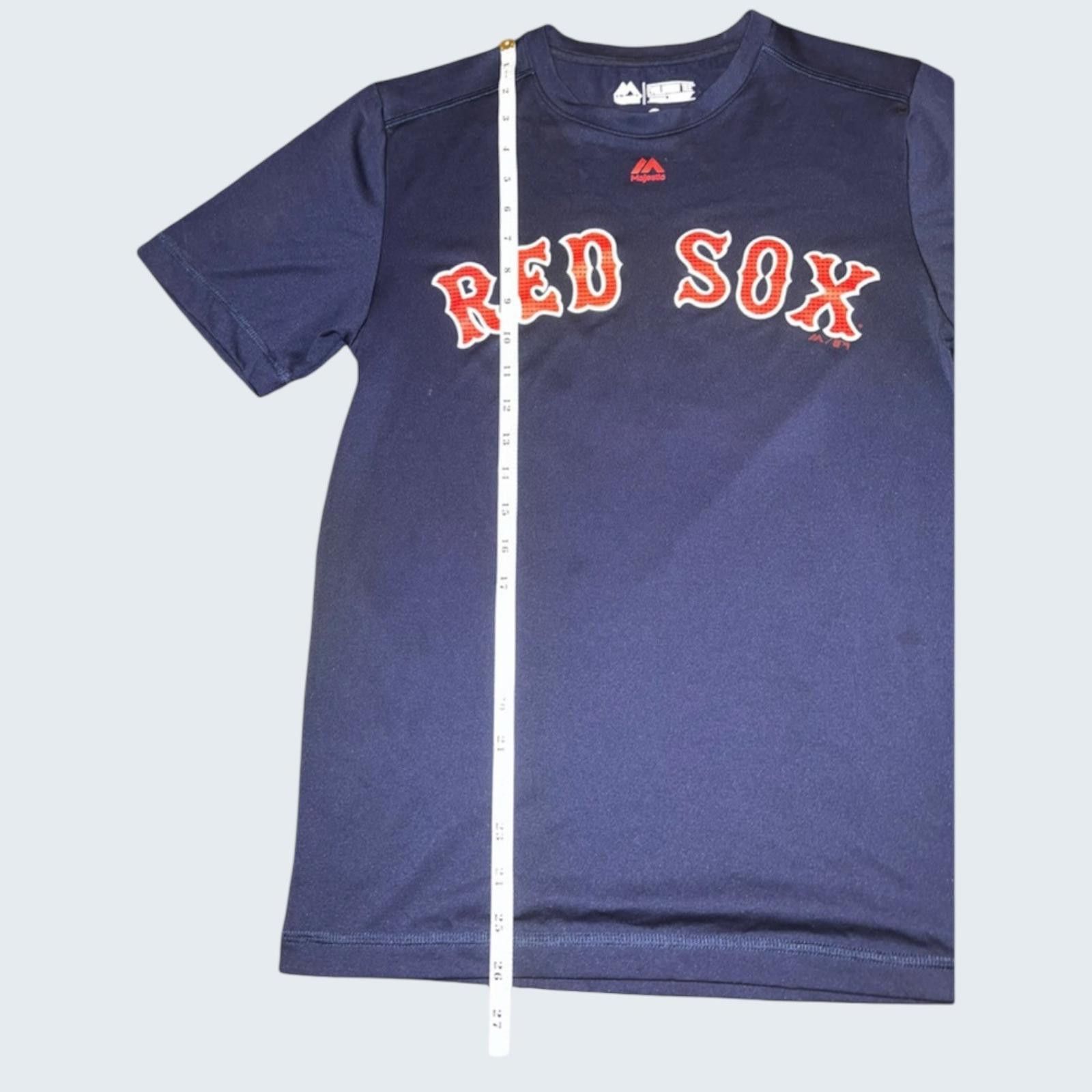 Majestic Majestic Boston Red Sox Kids Navy Blue Number 6 Youth Small Size US S / EU 44-46 / 1 - 5 Thumbnail