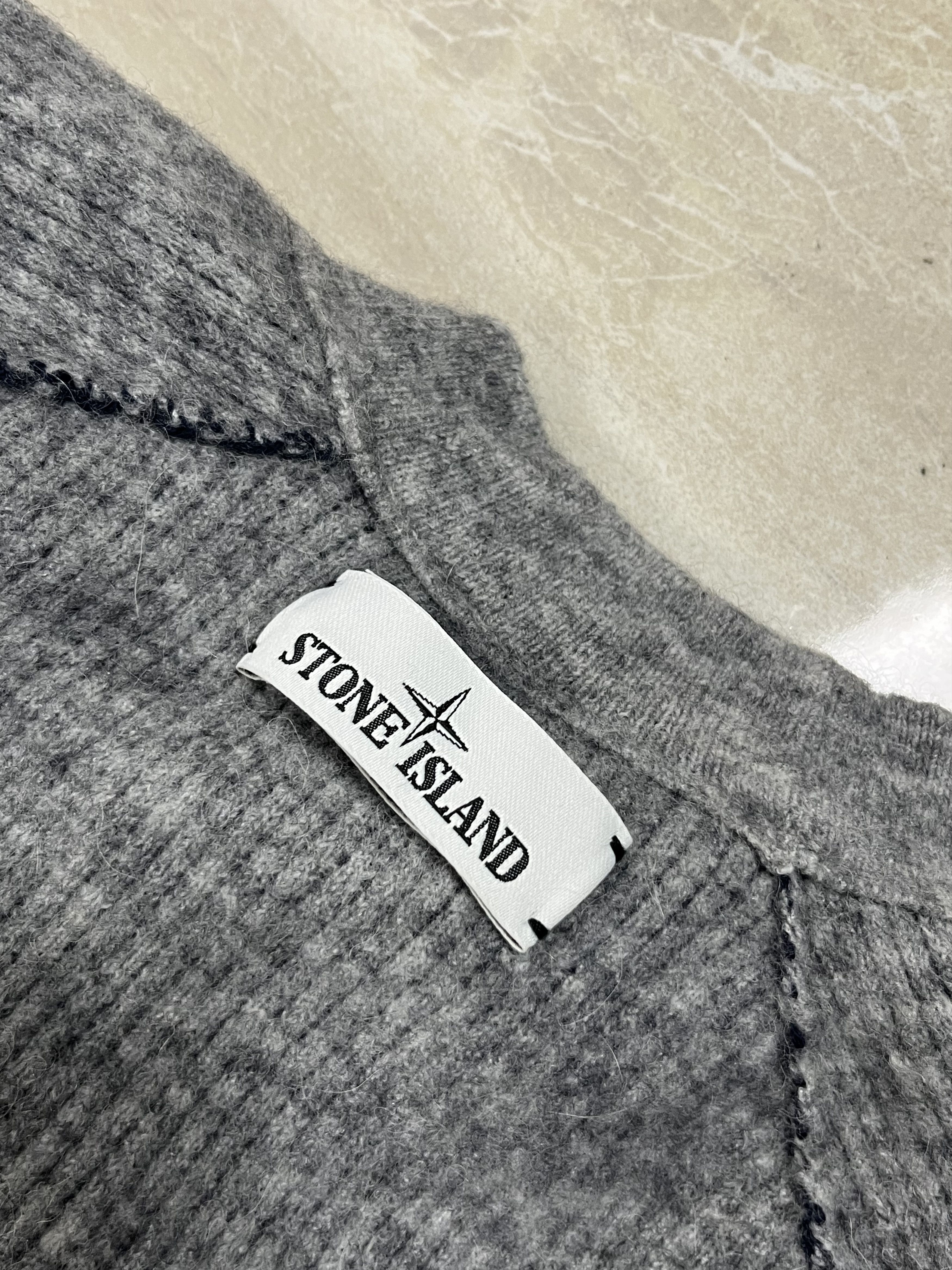 Stone Island Vintage Blue/Grey Knitwear Stone Island 2 Face - Size S Size US S / EU 44-46 / 1 - 13 Thumbnail