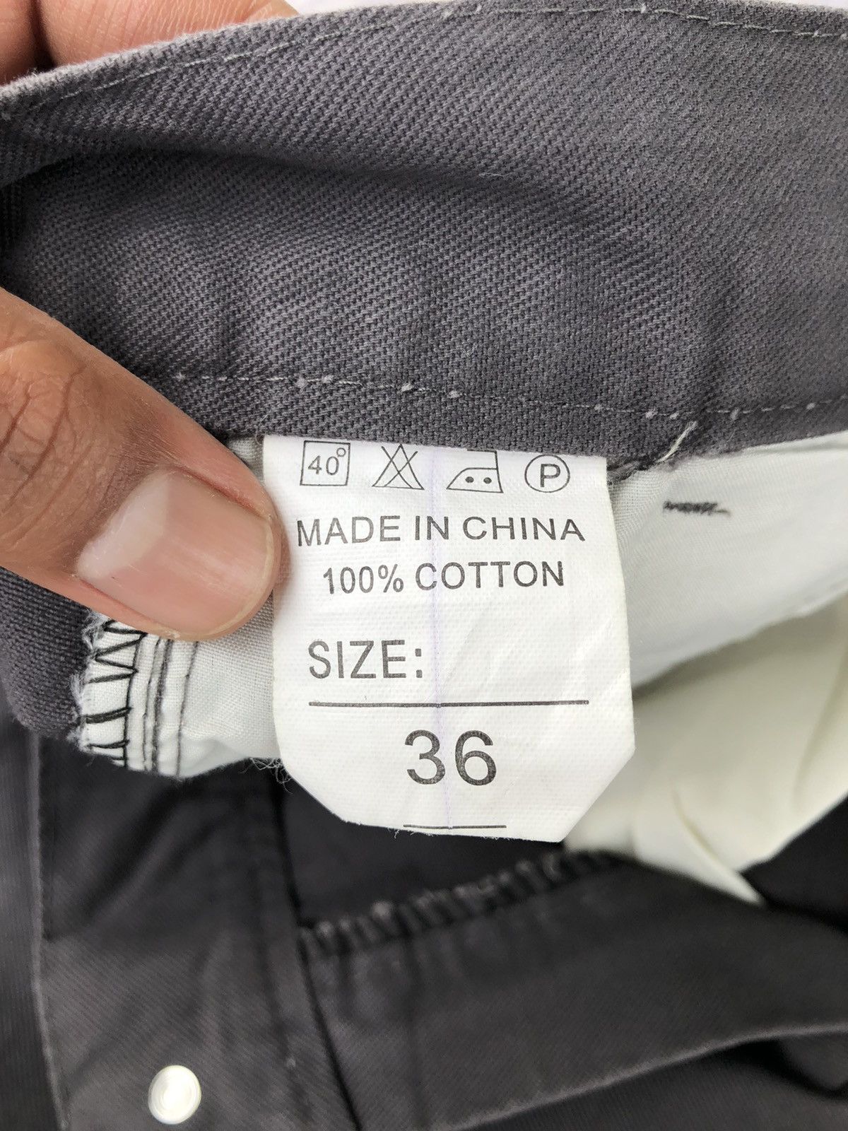 Designer × Vintage Vintage y2k Grey Military Cargo With 11 Pocket & Zip Size US 36 / EU 52 - 9 Thumbnail