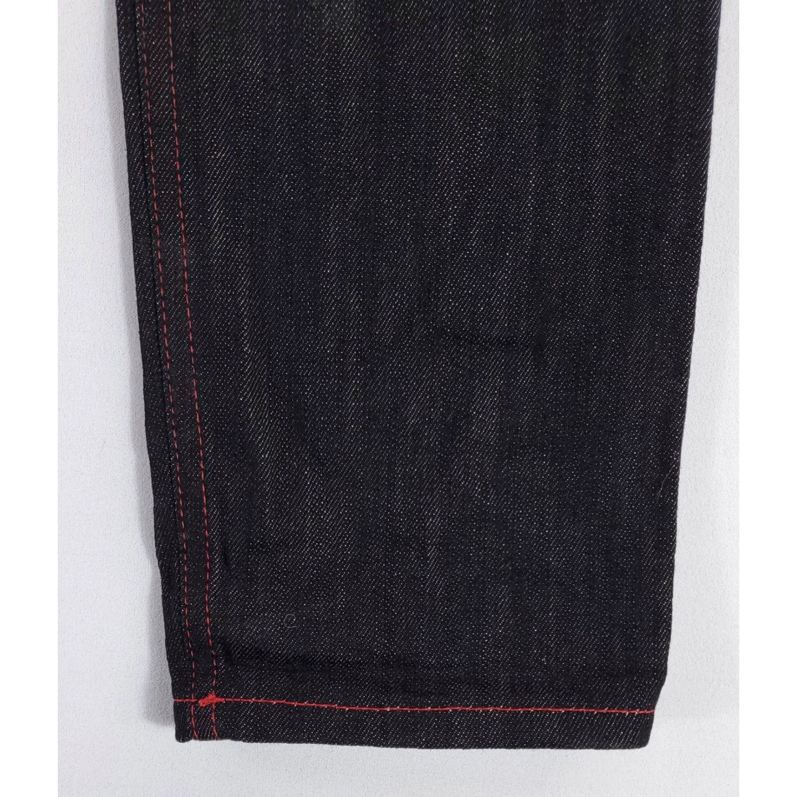 Denime FNL Jeans Black Mens 33 x 35 Raw Denim Selvedge Size US 33 - 6 Thumbnail