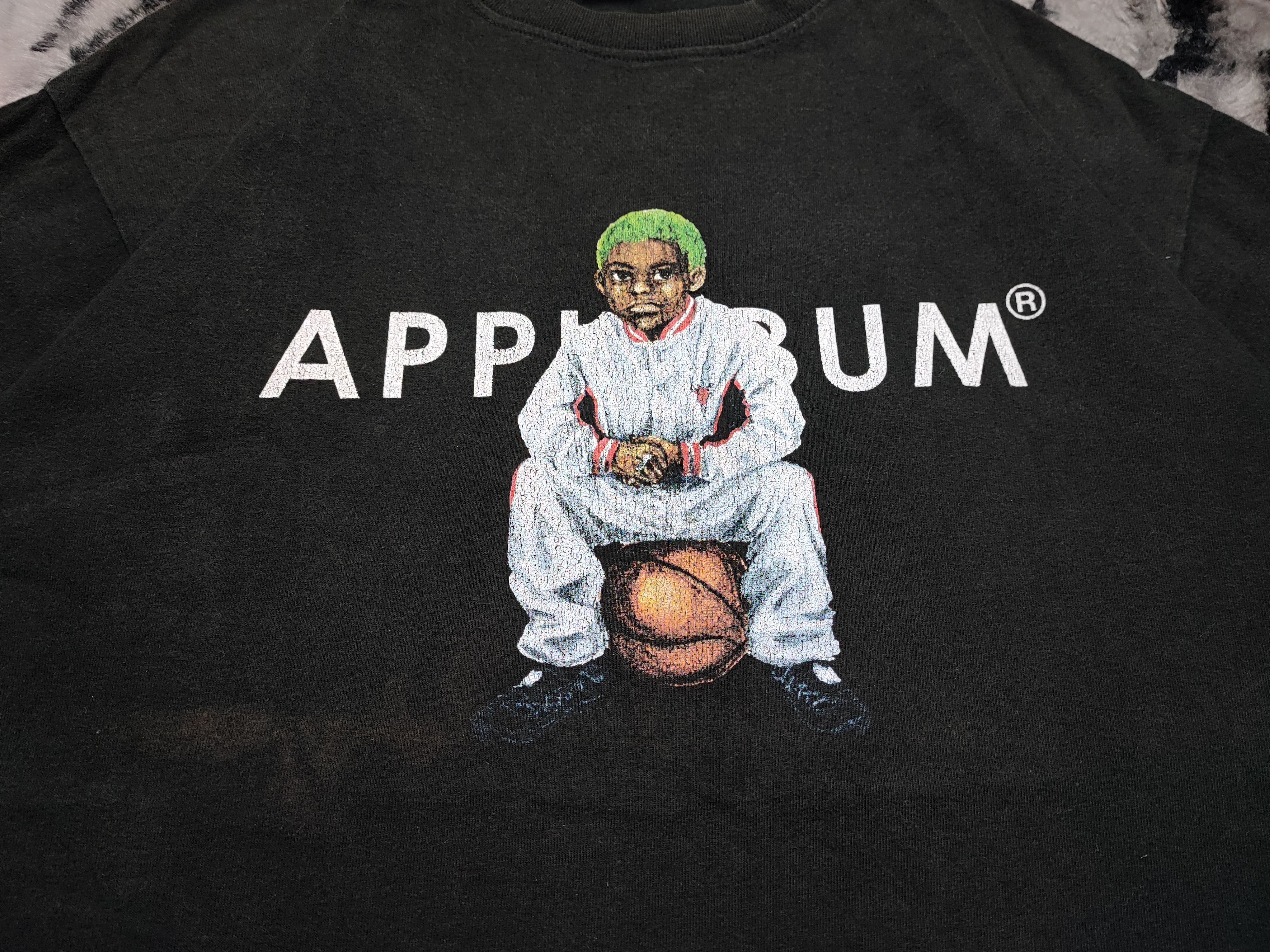 Apple Applebum Tshirt NBA Vintage Size US L / EU 52-54 / 3 - 5 Thumbnail