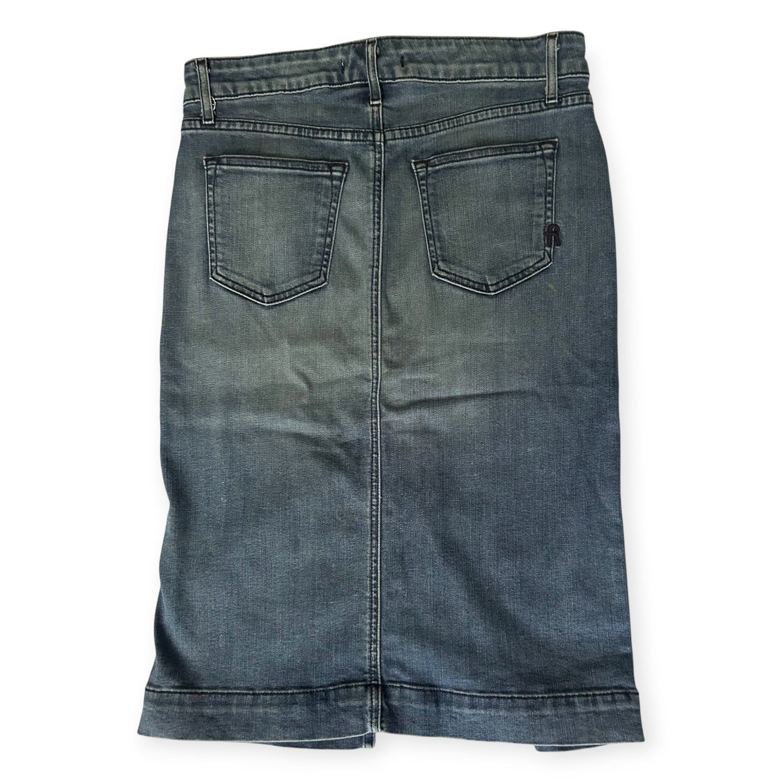 Other Rich & Skinny Denim Pencil Skirt Size 27 Below Knee Midi Size 27" / US 4 / IT 40 - 3 Thumbnail