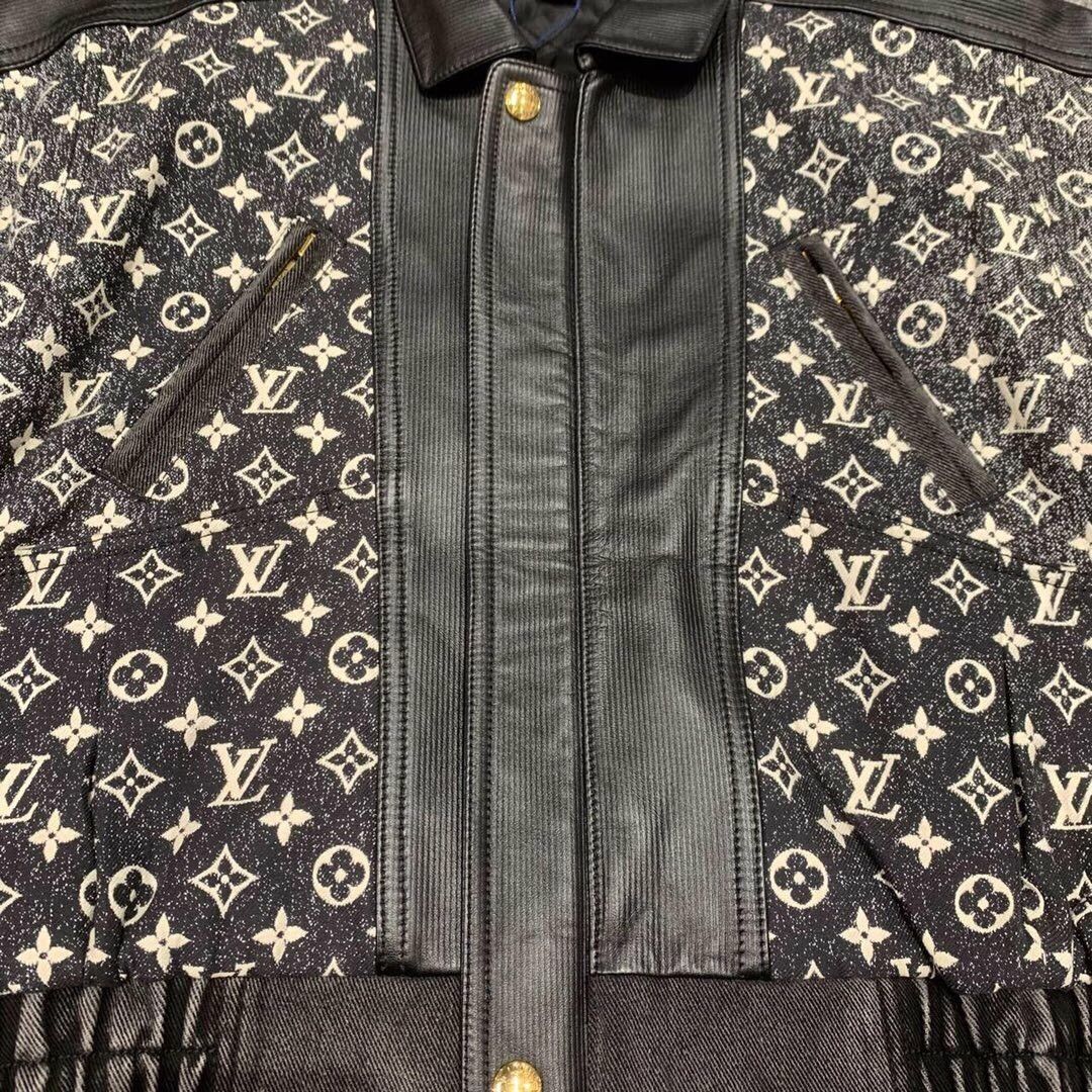 Louis Vuitton Louis Vuitton Cropped Jean leather jacket with presbyopic p Size US M / EU 48-50 / 2 - 8 Thumbnail