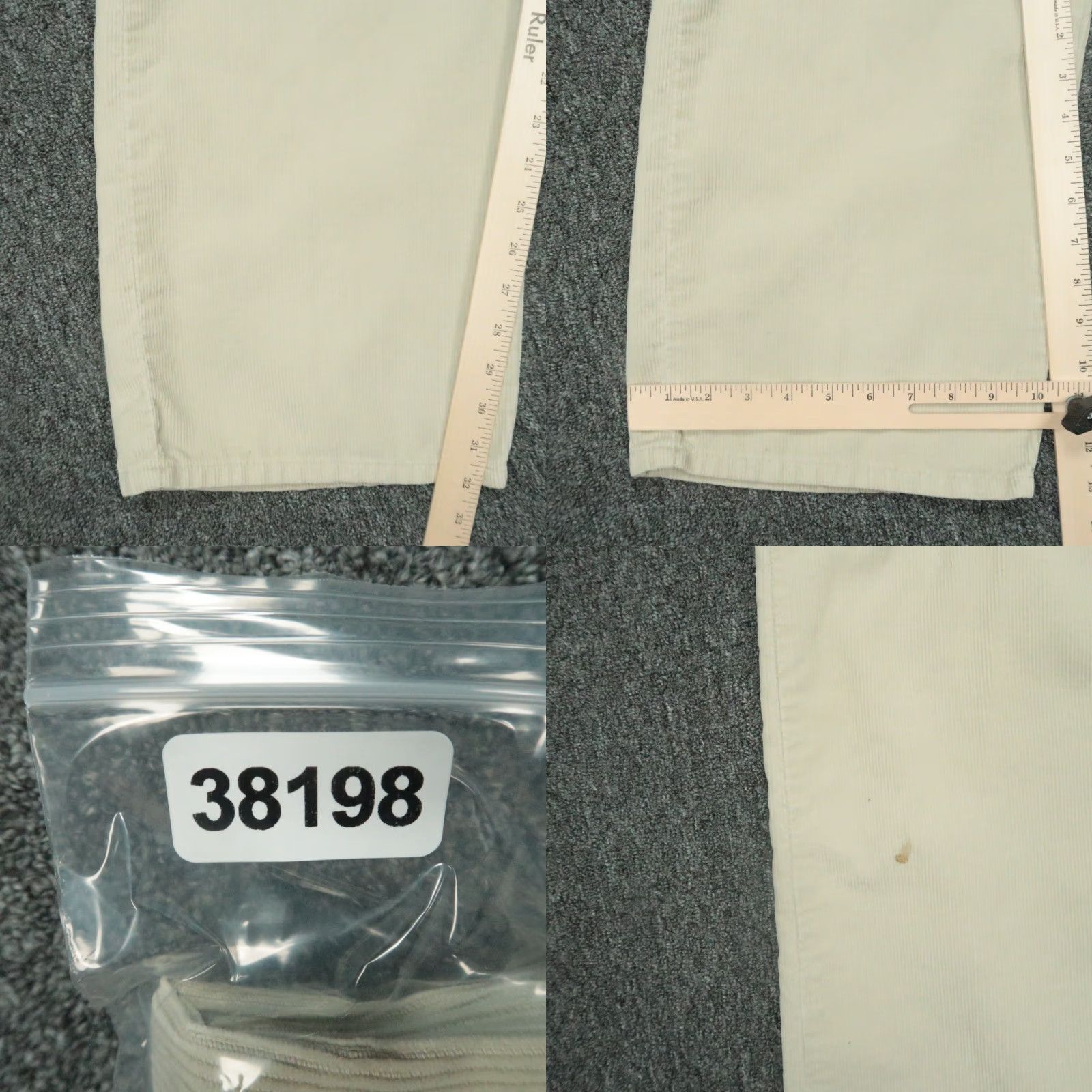 Levi's VINTAGE Levi's Silvertab Pants Men 38x32 Corduroy Stone Beige Baggy Chino Slim Straight Casual Mens Size US 38 / EU 54 - 8 Thumbnail
