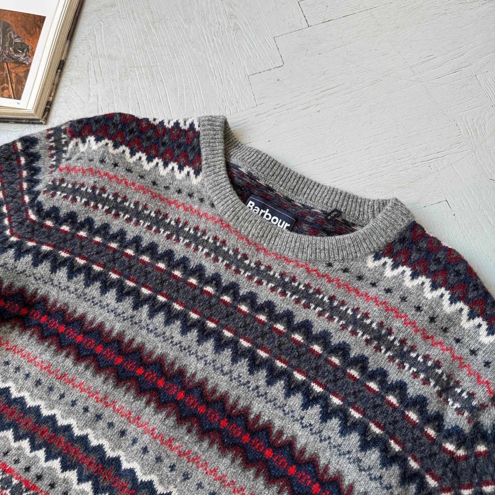 Barbour Barbour Chunky Knit Pure Wool Sweater Size US XL / EU 56 / 4 - 5 Thumbnail