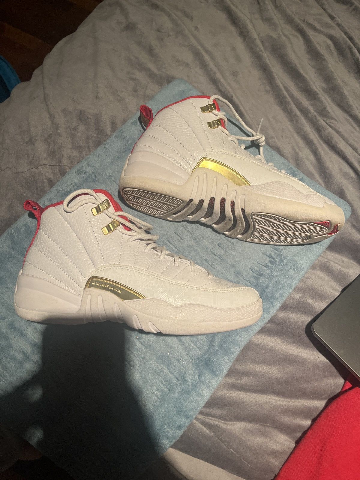 Jordan Brand jordan 12 retro gs fiba Size US 5.5 / EU 38 - 3 Thumbnail