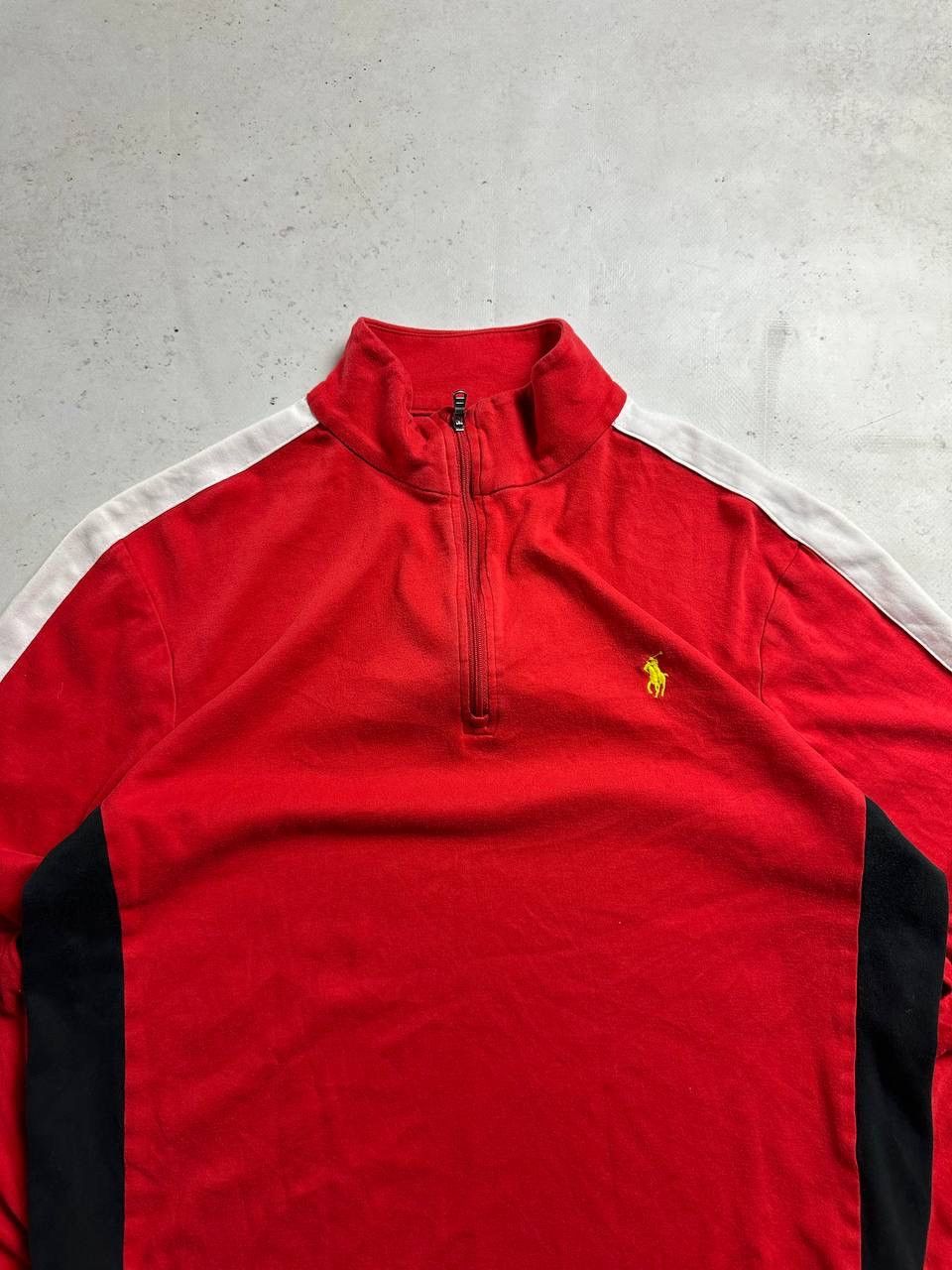 Polo Ralph Lauren Vintage Polo Ralph Lauren Quarter Zip Boxy Sweater M Size US M / EU 48-50 / 2 - 2 Thumbnail