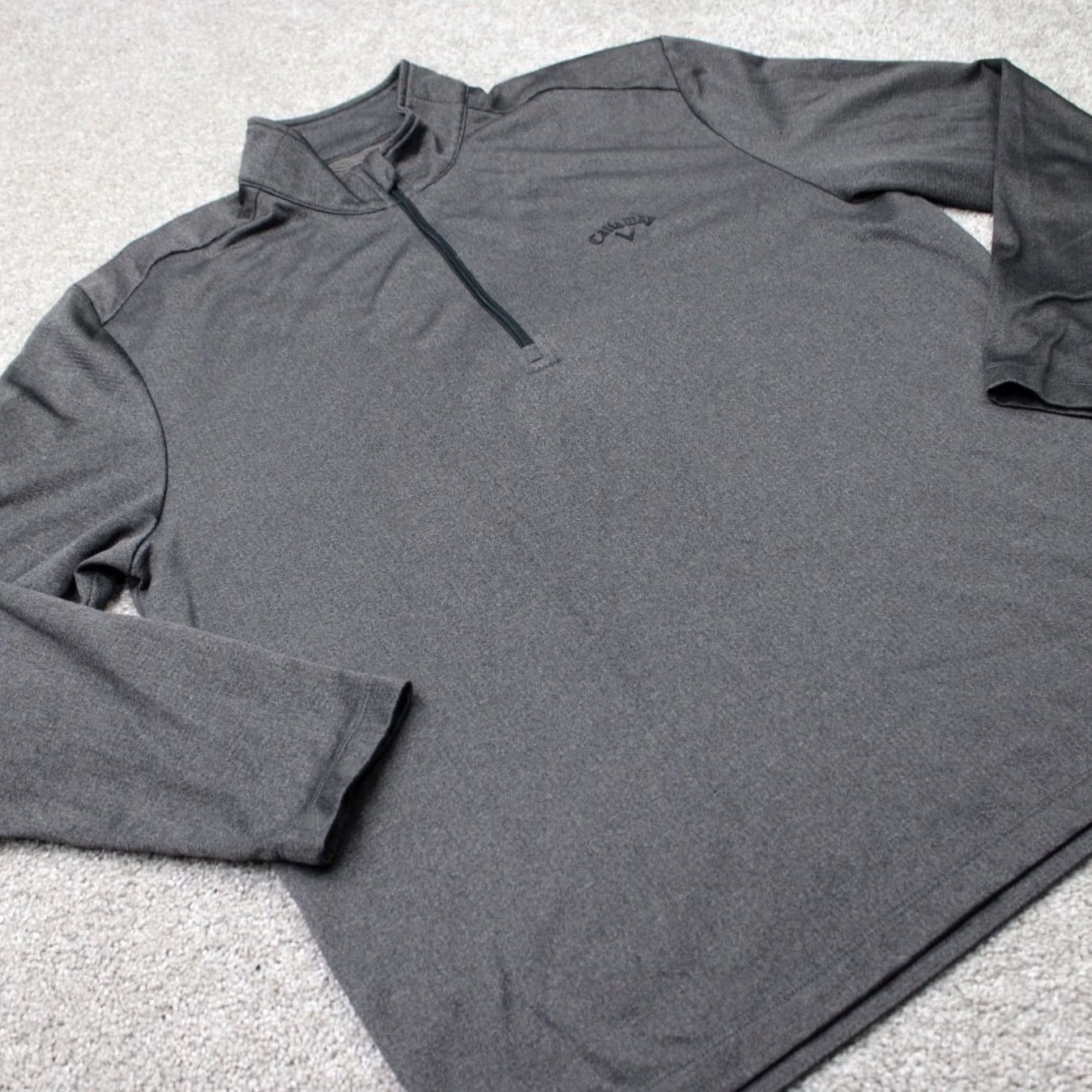 Callaway Callaway Sweatshirt Men XL Gray 1/4 Zip Pullover Long Sleeve Fleece Golf Weather Series Vintage: No Size US XL / EU 56 / 4 - 4 Thumbnail