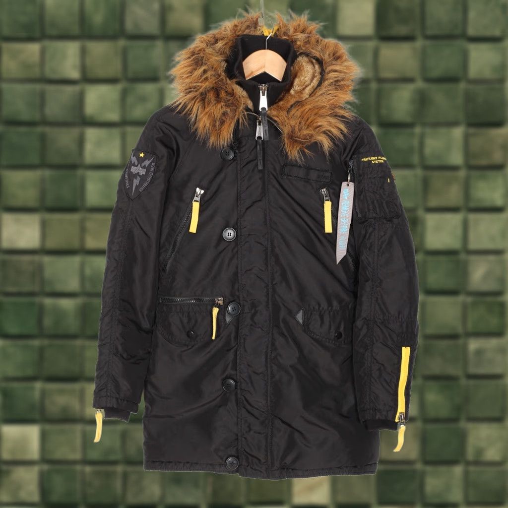 Alpha Industries VINTAGE ALPHA INDUSTRIES PPS N-3B Fur Hooded Winter Parka Jacket Women XS MJ5473 Size XS / US 0-2 / IT 36-38 - 1 Thumbnail