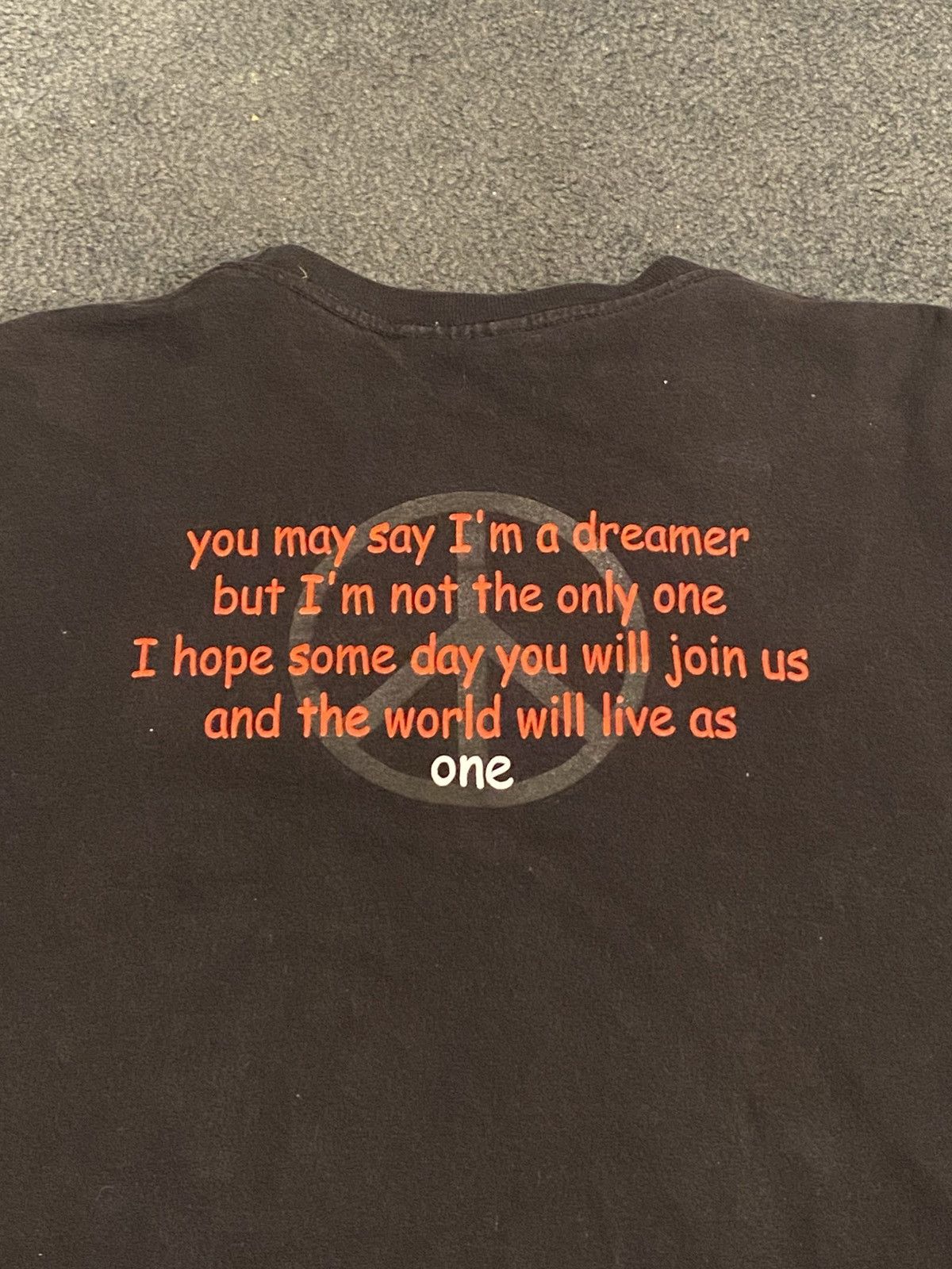 Band Tees × Vintage VINTAGE 90s JOHN LENON IMAGINE TEE Size US L / EU 52-54 / 3 - 4 Thumbnail