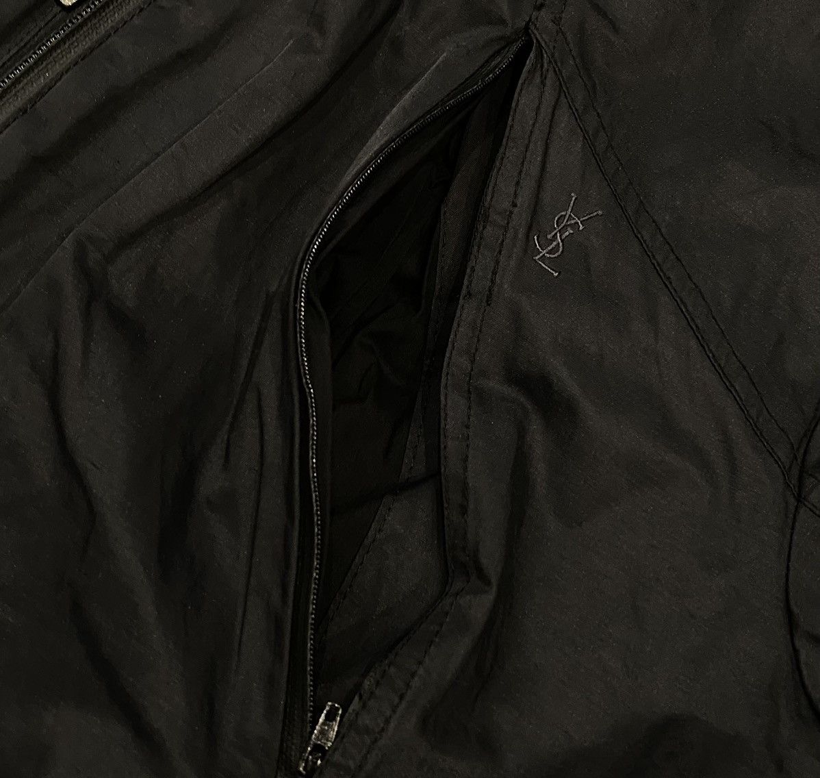 Yves Saint Laurent Yves Saint Laurent Nylon Metal Parka x Luxury x Vintage Size US L / EU 52-54 / 3 - 7 Thumbnail