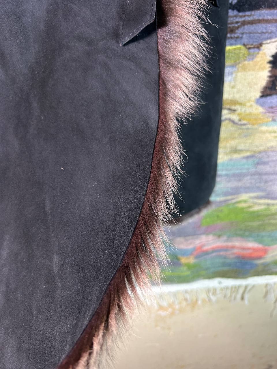 Annette Gortz Annette Görtz Fur & Leather Coat Real Fur AvantGarde EU36 Size S / US 4 / IT 40 - 7 Thumbnail