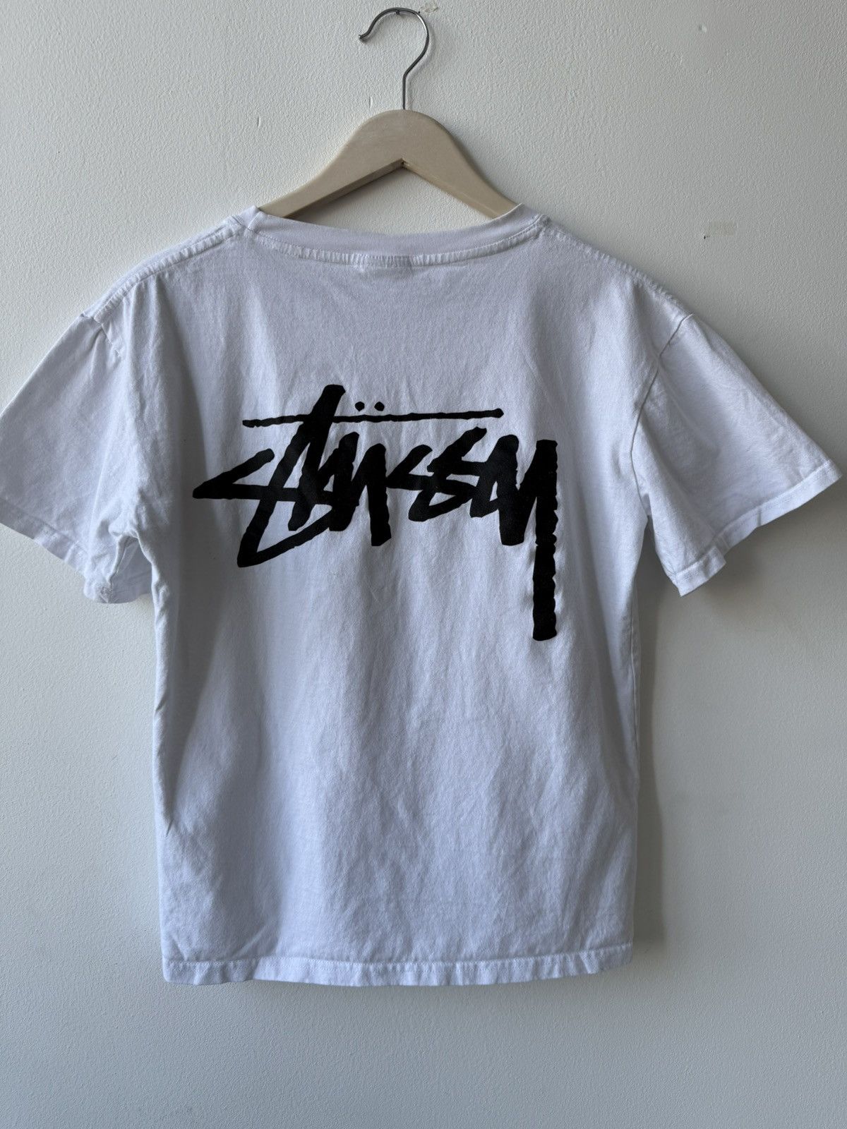 Stussy Stussy whit big logo t shirt Size US S / EU 44-46 / 1 - 4 Thumbnail