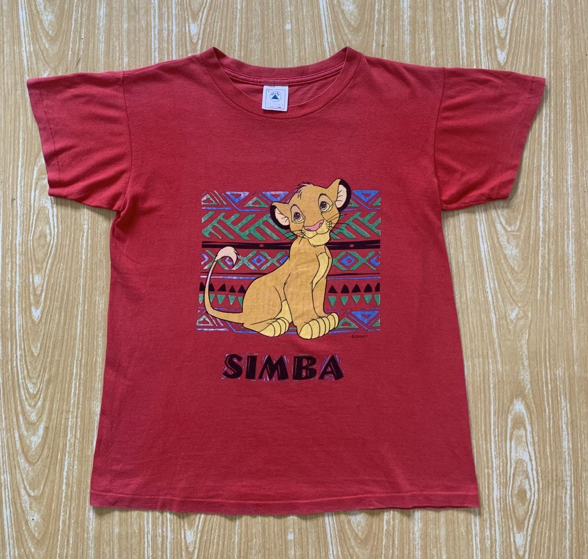 Disney × Vintage Vintage 90s Simba The Lion King Movie, Size L For Youth Tee Size US L / EU 52-54 / 3 - 2 Thumbnail