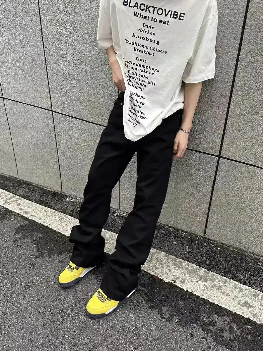 Japanese Brand Vintage Y2K Black Machete Micro Flare Jeans Size US 32 / EU 48 - 4 Thumbnail