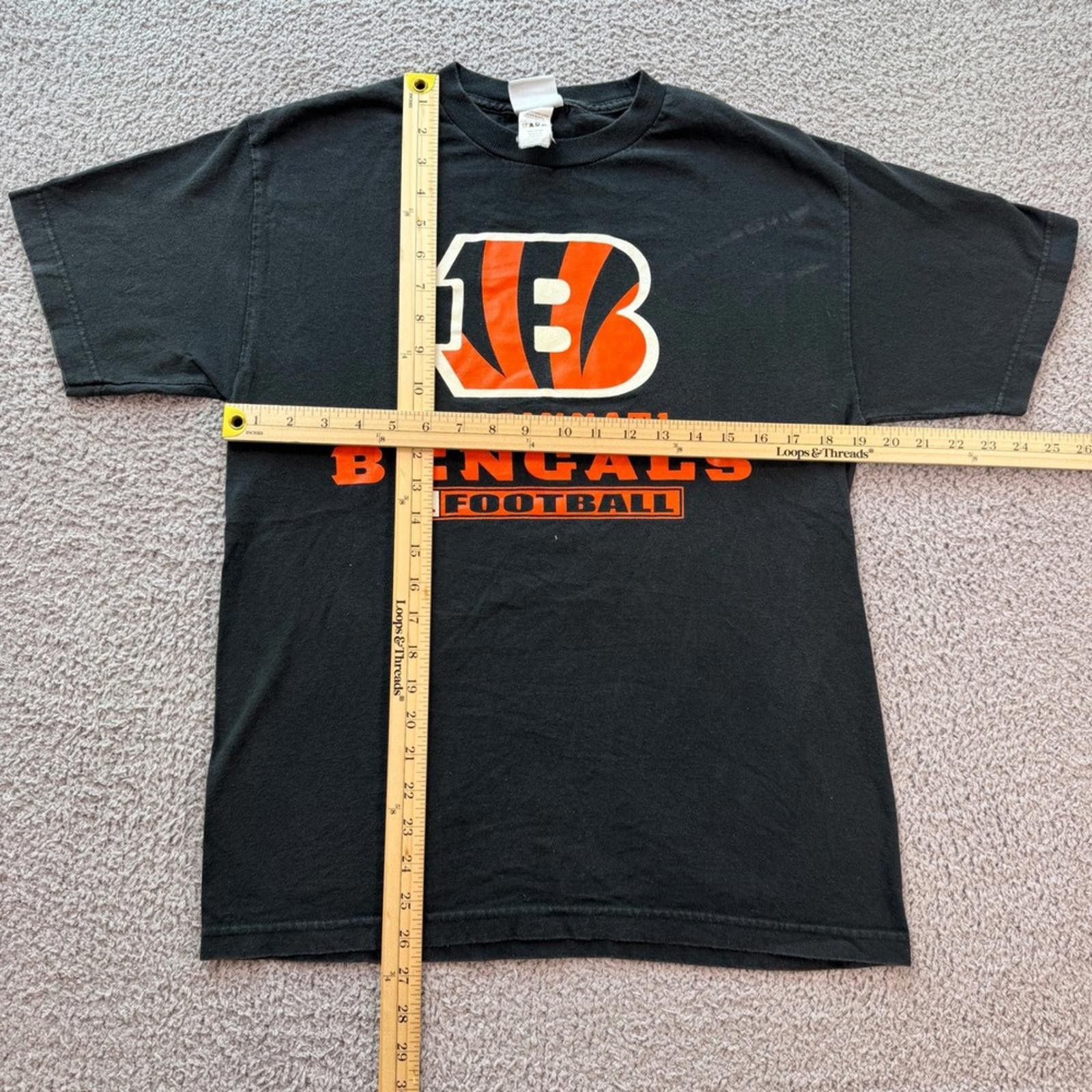 Other Cincinnati Bengals T Shirt Men M Black Logo NFL Team Apparel Size US M / EU 48-50 / 2 - 2 Thumbnail