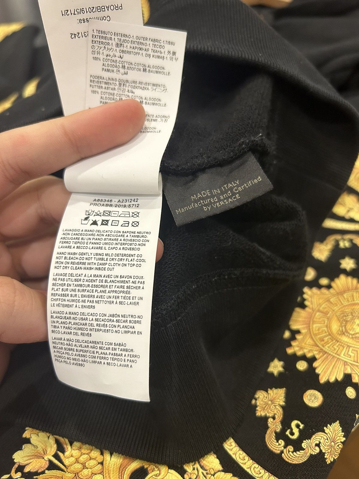 Versace Versace Le Pop Classique Hoodie Size US M / EU 48-50 / 2 - 5 Thumbnail