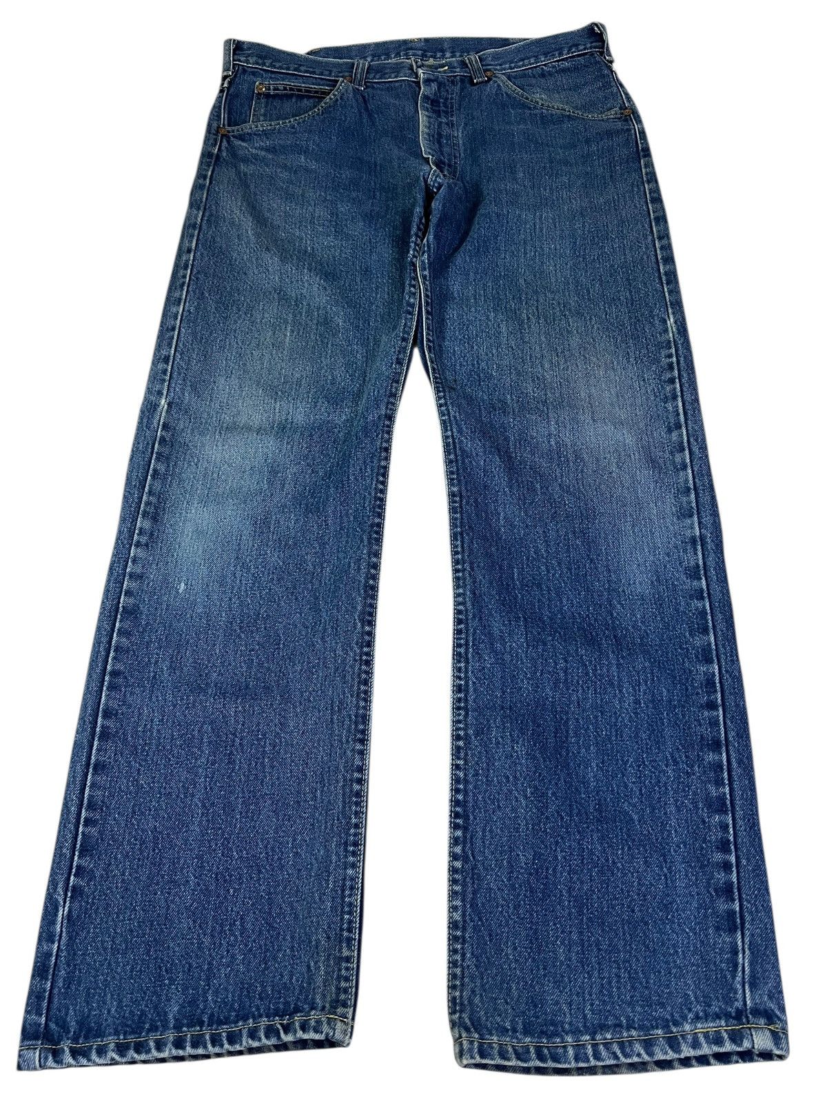 Vintage 70’s Lee Riders Button Scovill Denim Jean Size US 33 - 1 Thumbnail