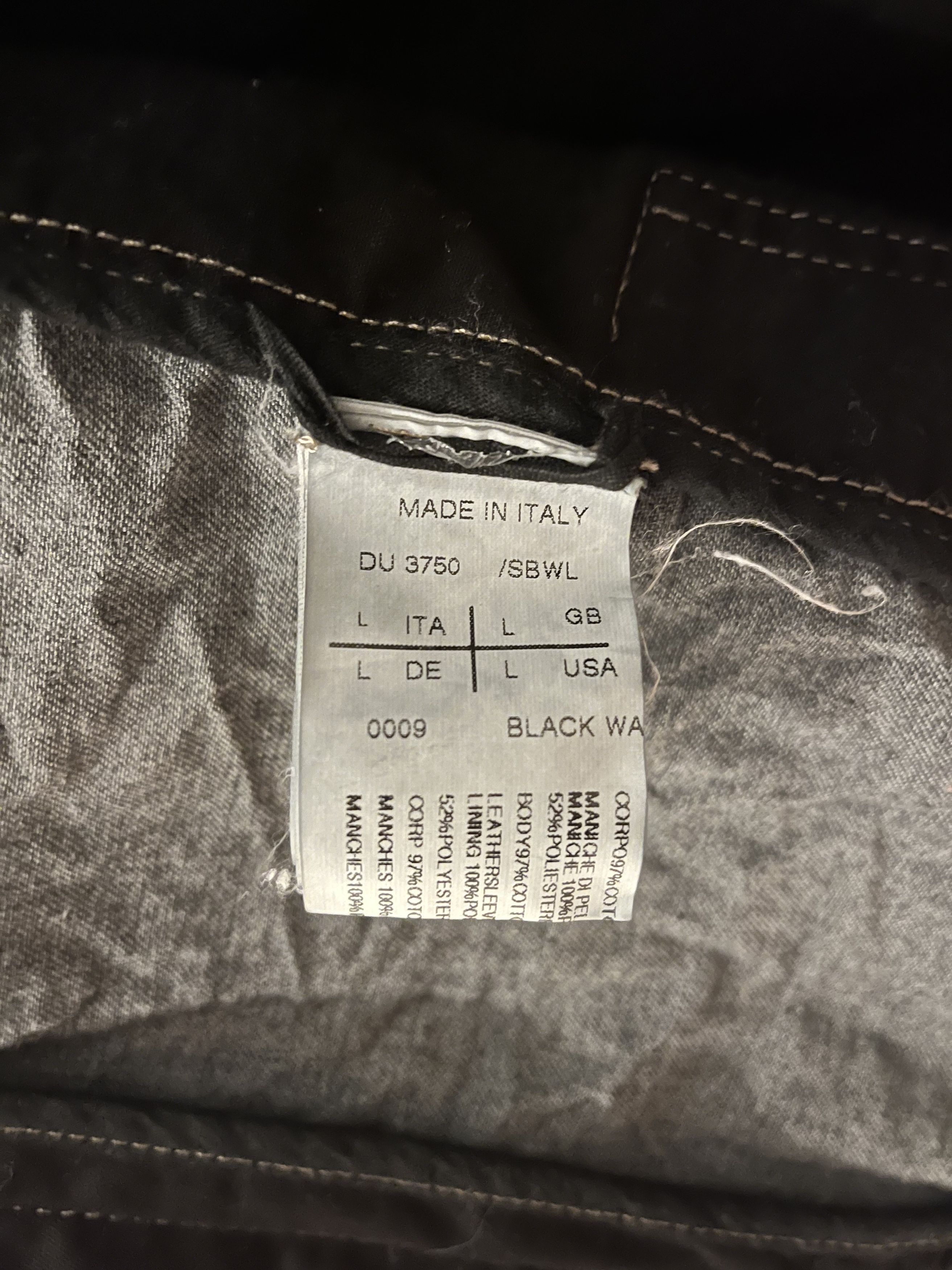 Rick Owens Drkshdw Rick Owens DRKSHDW Leather Sleeve Slave Jacket Size US L / EU 52-54 / 3 - 7 Thumbnail