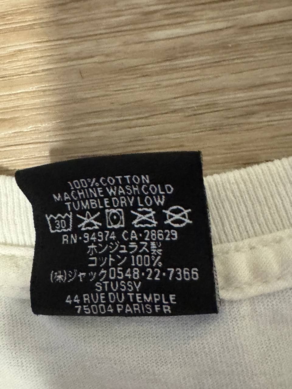 Stussy Stussy Pigment dyed tee "Telephone" Size US L / EU 52-54 / 3 - 4 Thumbnail